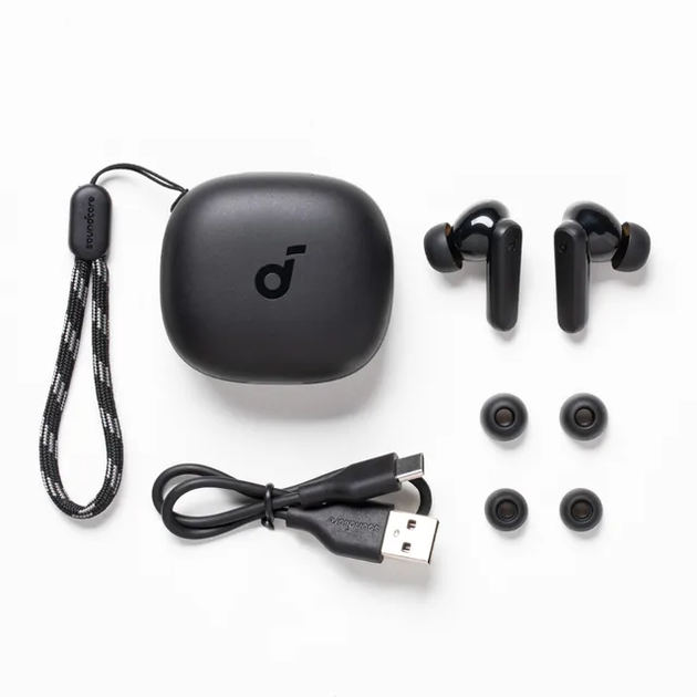 Навушники TWS Anker SoundCore P20i Black - Фото 2 Навушники TWS Anker SoundCore P20i Black - зображення 2