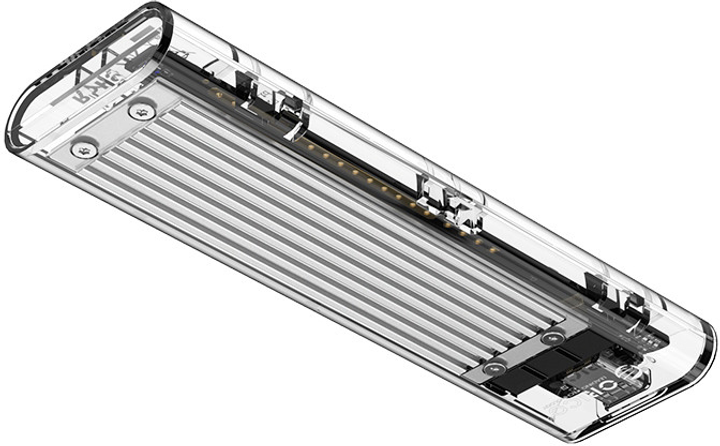 Obudowa dysku Orico TCM2-C3 M.2 NVME USB-C Silver (6942227137814) - obraz 2