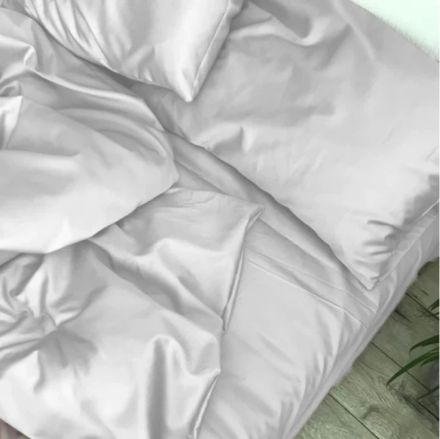 Простынь на резинке по периметру MirSon Satin Light Pro 10-001 Snow White 80x190+25 см (2200010168952) - Фото 1 Простынь на резинке по периметру MirSon Satin Light Pro 10-001 Snow White 80x190+25 см (2200010168952) - изображение 1