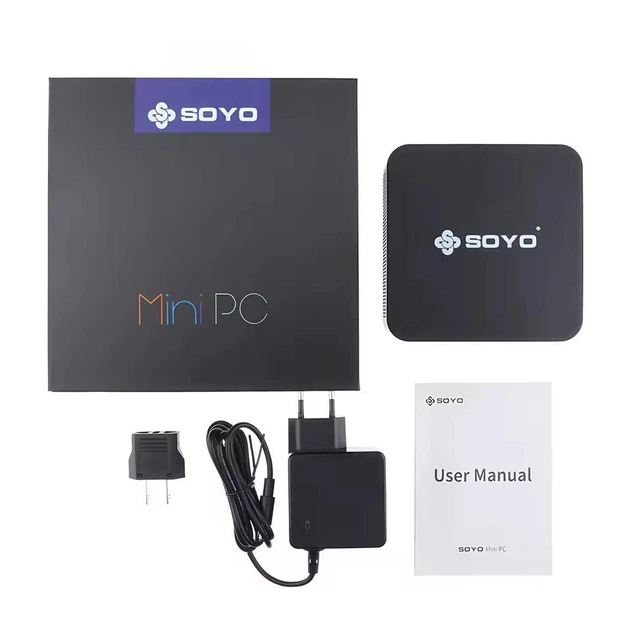 SOYO Mini PC ダークブルー キューブ型 512gb Компьютер персональный
