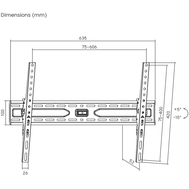 Кронштейн для телевізора UniBracket BZ02-63 - изображение 5