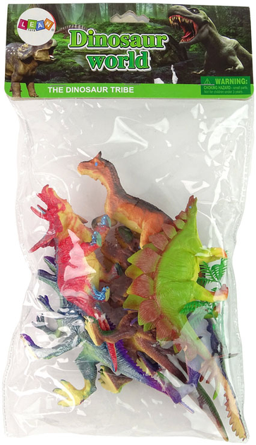 Zestaw figurek Lean Toys Dinozaury 6 szt (5905679074688) - obraz 1