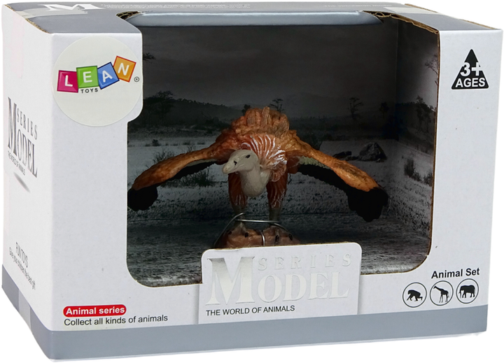 Figurka kolekcjonerska Lean Toys Zwierzęta Świata Sęp płowy 5.5 cm (5905214971021) - obraz 1