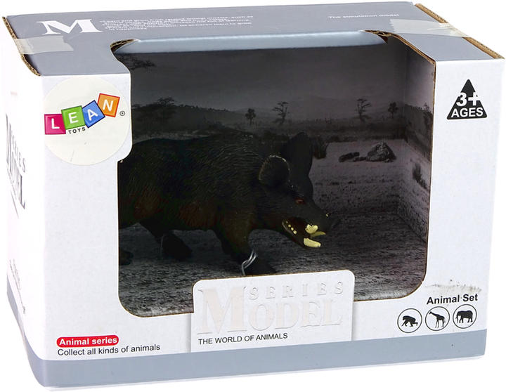 Фігурка Lean Toys Тварини світу Кабан 5 см (5905214971168) - зображення 1