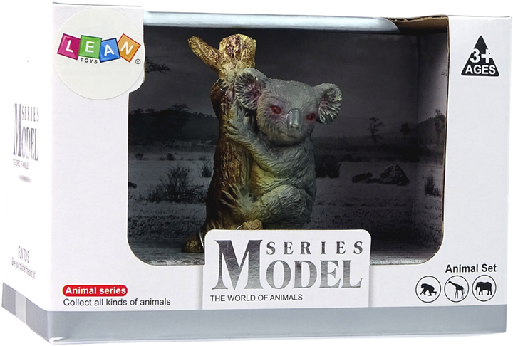 Фігурка Lean Toys Тварини світу Коала на дереві 8 см (5905214971489) - зображення 1