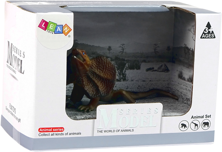 Колекційна фігурка Lean Toys Animals of the World Collared Agama 9.5 см (5905214971533) - зображення 1
