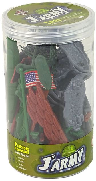 Zestaw figurek Lean Toys Militarny 48 elementów (5905515358071) - obraz 1