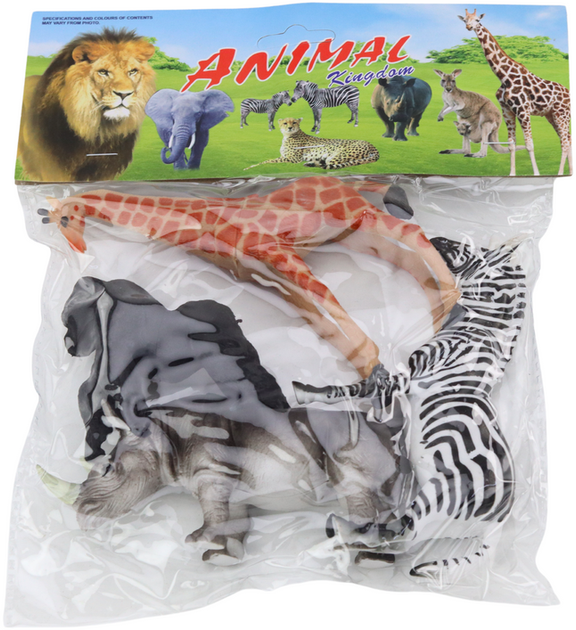 Zestaw figurek Lean Toys Zwierzęta Afrykańskie 4 szt (5905991007630) - obraz 1