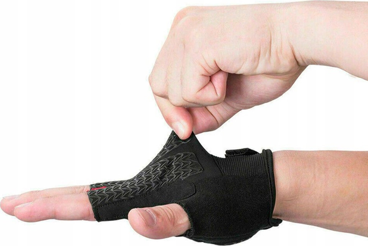 Rękawiczki rowerowe Rockbros z wkładkami żelowymi S169BGR L Gray (5907769312816) - obraz 3