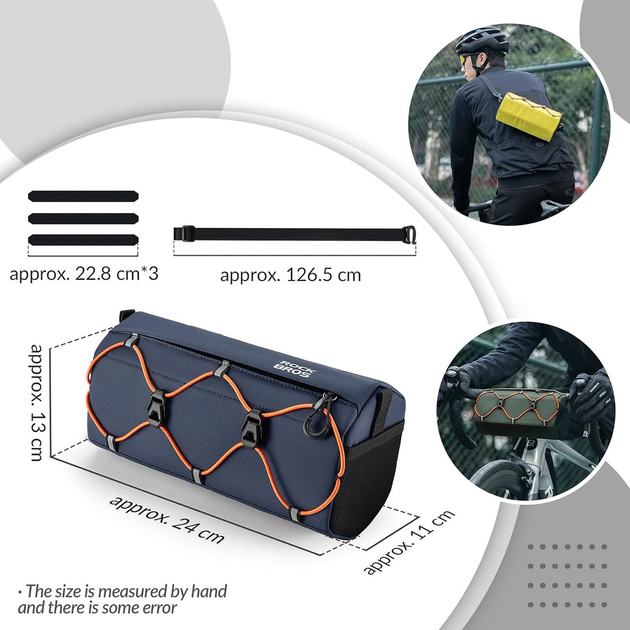 Велосумка RockBros Bicycle Handlebar Bag 2.2 l Blue (30110054002) - зображення 5