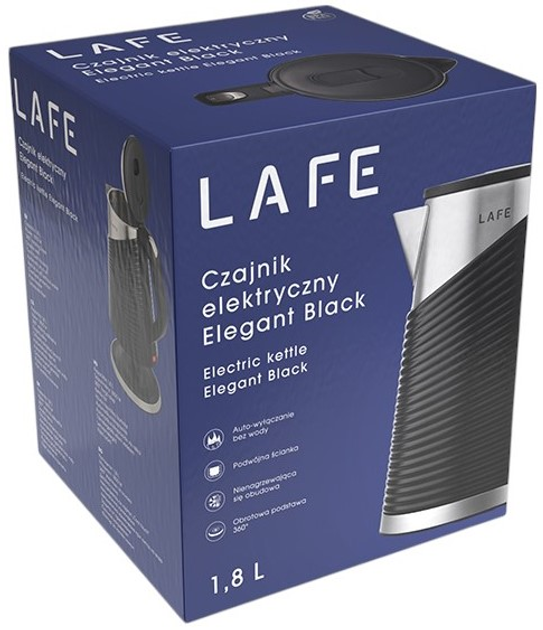 Czajnik elektryczny Lafe Elegant Black - obraz 6