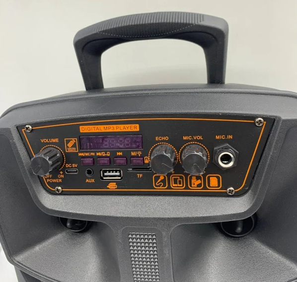Колонка портативна Kimiso QS-5805 з мікрофоном і світломузкою - Фото 9 Колонка портативна Kimiso QS-5805 з мікрофоном і світломузкою - зображення 9