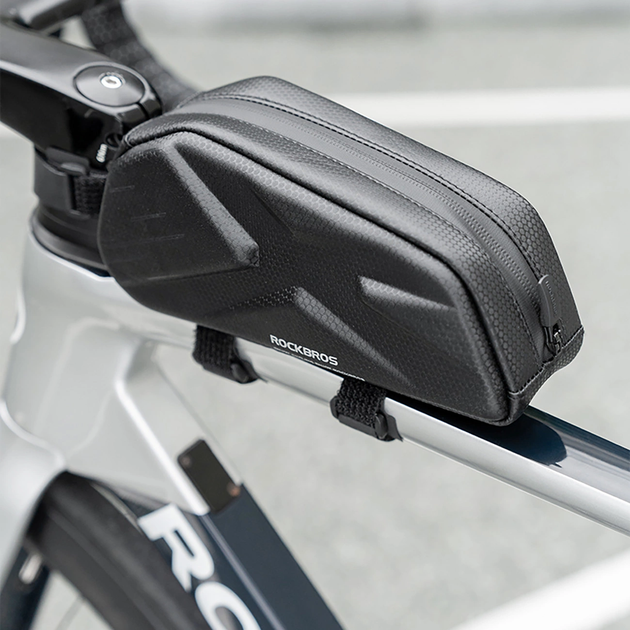 Torba rowerowa RockBros Bike Bag, Rigid, Frame, Top Tube, 1.4l Black (3012011501) - obraz 9