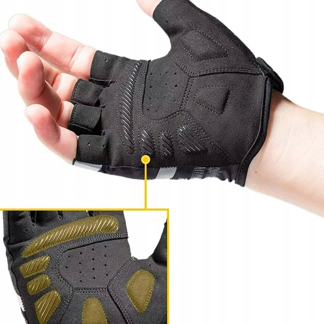 Rękawiczki rowerowe Rockbros S247 XL Black (5907769312861) - obraz 2