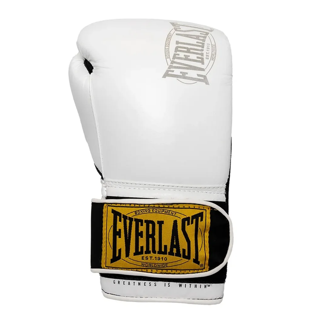 Боксерские перчатки Everlast 1910 Classic Training Gloves (P00001705) White 12 унций - изображение 3