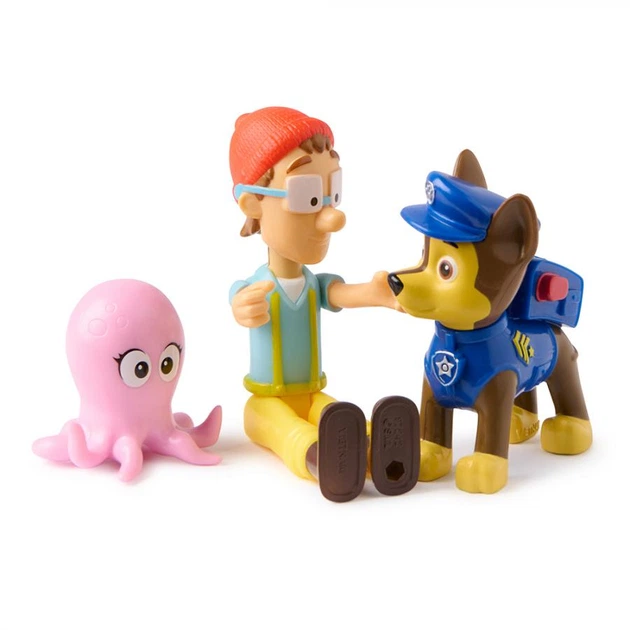 Kolekcjonerskie figurki Paw Patrol Chase, Kapitan Paltus i Ośmiornica (681147068056) - obraz 4