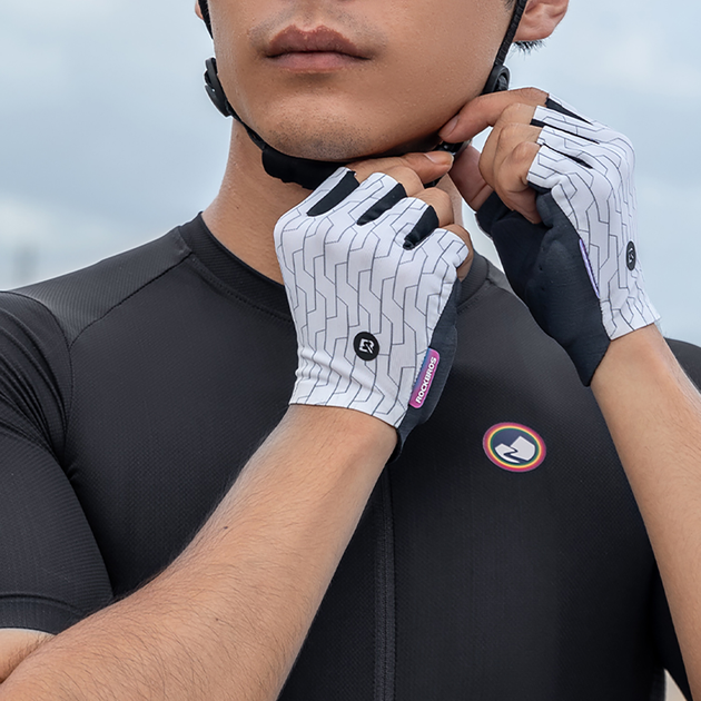 Велорукавички Rockbros MTB XL White/Black (5907769373930) - зображення 7