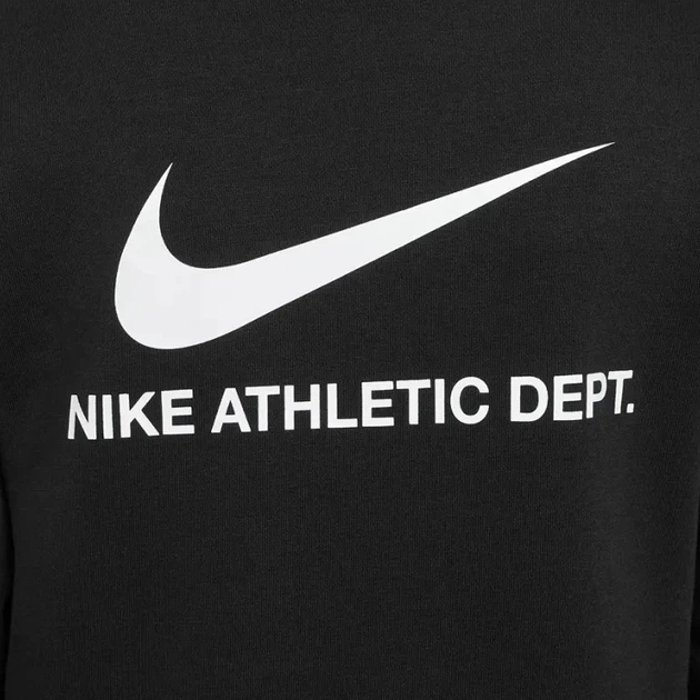 Bluza z kapturem chłopięca Nike B NSW SI FLC Hoodie BB HV6965-010 128-137 S Czarna (197861866804) - obraz 9
