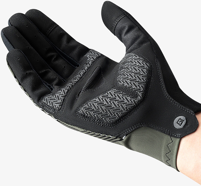 Rękawiczki rowerowe Rockbros XL Green (5907769373824) - obraz 4