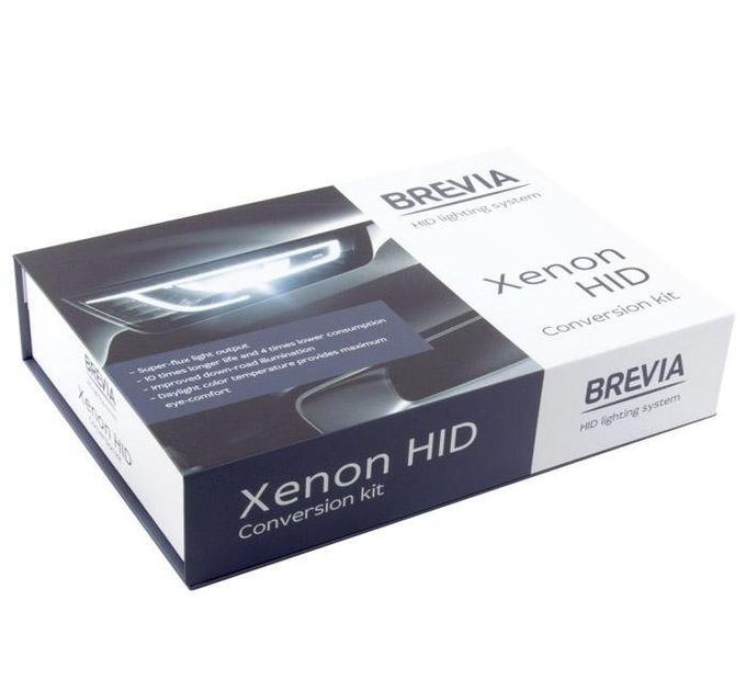 Комплект ксенона Brevia Н27/2 6000К + Super Slim Ballast STM00850 - изображение 2