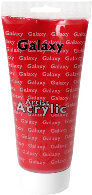 Farba akrylowa Galaxy Artist Acrylic Naptholene Carmine 200 ml (5700137908112) - obraz 1
