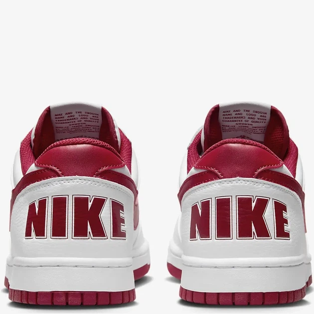 Чоловічі кеди низькі Nike Big Low 355152-150 40.5 (7.5US) Білі з червоним (659658341364) - зображення 4