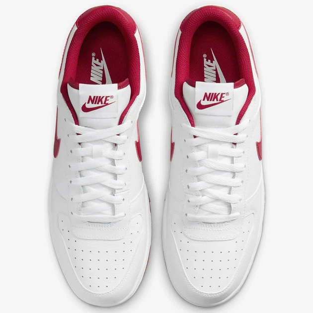 Чоловічі кеди низькі Nike Big Low 355152-150 40.5 (7.5US) Білі з червоним (659658341364) - зображення 5