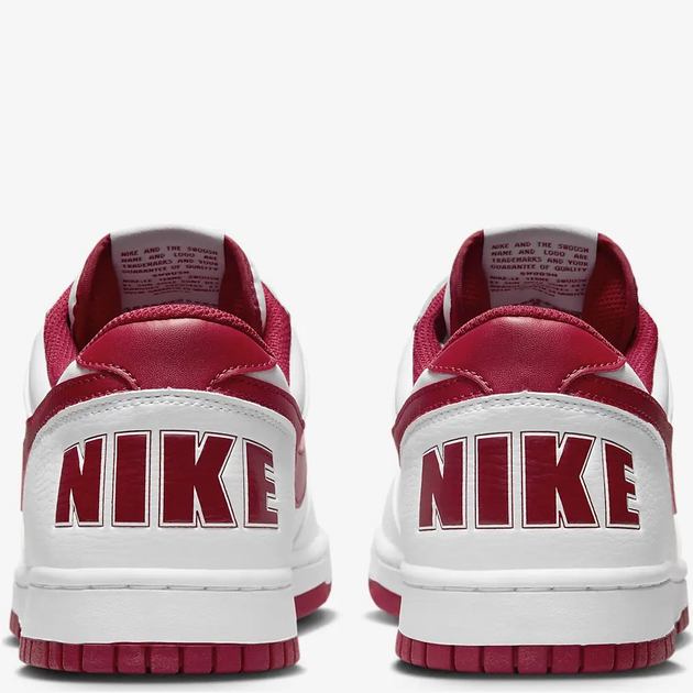 Чоловічі кеди низькі Nike Big Low 355152-150 40.5 (7.5US) Білі з червоним (659658341364) - зображення 4