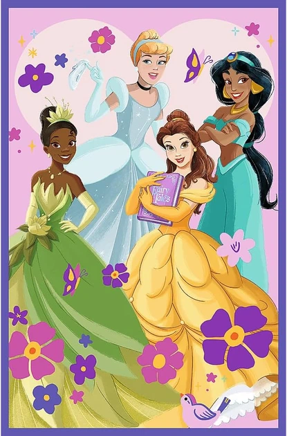 Пазли Trefl 3 х 80 ел. - Принцеси-подруги / Disney Princess / 240 елементів (34884) - Фото 2 Пазли Trefl 3 х 80 ел. - Принцеси-подруги / Disney Princess / 240 елементів (34884) - изображение 2