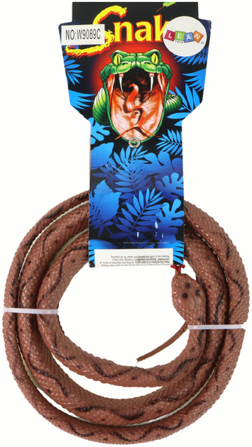 Antystres Lean Toys Wąż koralowy gumowy Brązowy (5905884450628) - obraz 3