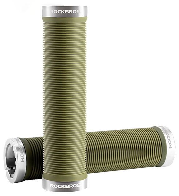 Гріпси велосипедні Rockbros Anti-Slip Green (71230002003) - зображення 1