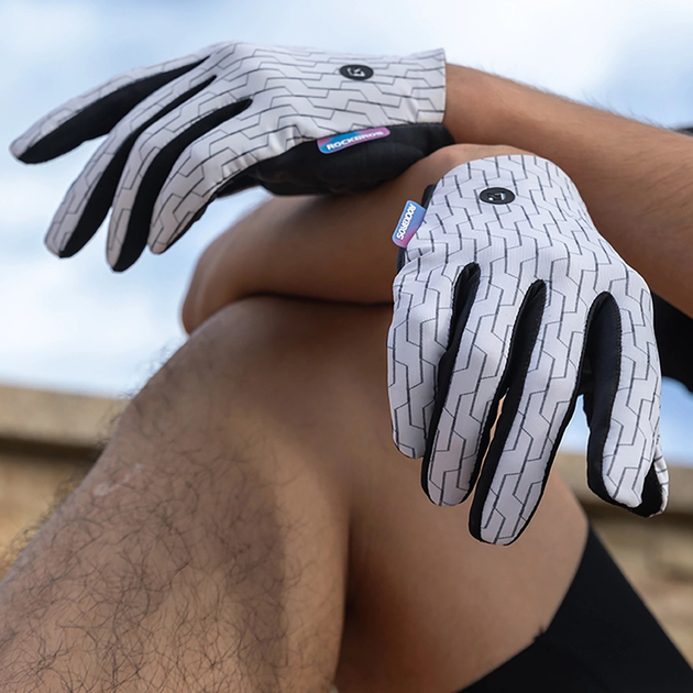 Спортивні рукавички Rockbros для весняно-літнього сезону S White/Black (5907769374005) - зображення 6