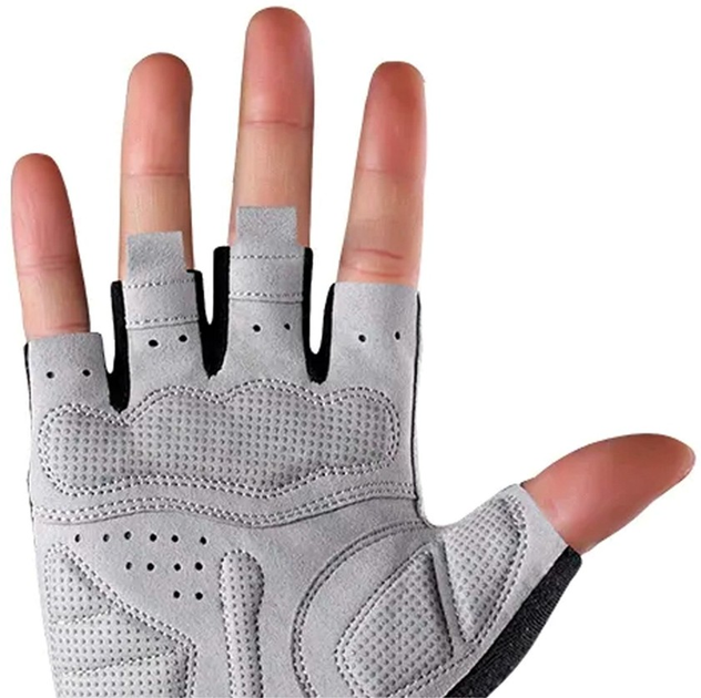 Велорукавички RockBros S109GR XL Grey (5907769312625) - зображення 2
