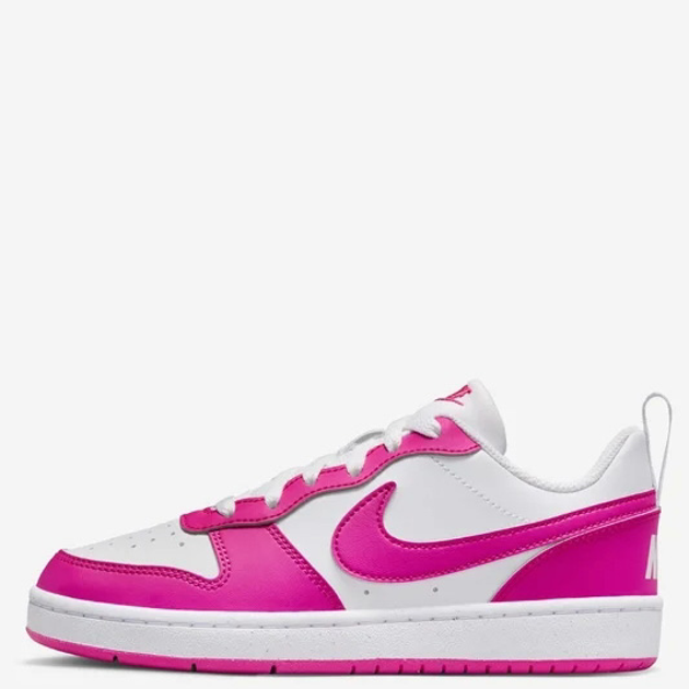 Підліткові кеди для дівчинки Nike Court Borough Low Recraft (GS) DV5456-123 39 (6.5Y US) Білі з рожевим (197859902170) - зображення 3