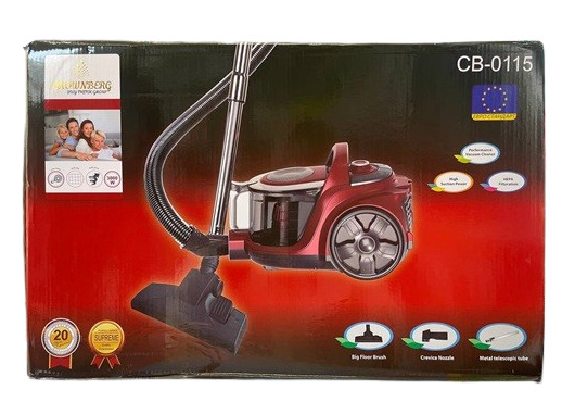 Контейнерный Циклонный пылесос CROWNBERG CB-0115 3000 Вт Мощный пылесос для сухой уборки - Фото 2 Контейнерный Циклонный пылесос CROWNBERG CB-0115 3000 Вт Мощный пылесос для сухой уборки - изображение 2