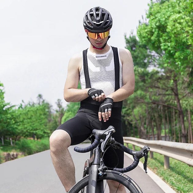 Короткі шорти RockBros Short Bib Shorts with XL Insert Black (RK2002XL) - зображення 13