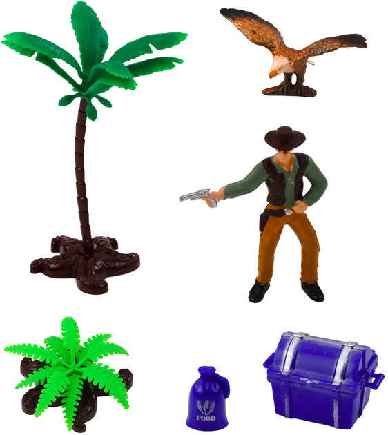 Набір Lean Toys "Ковбой" з 8 предметів (5905991054443) - зображення 3