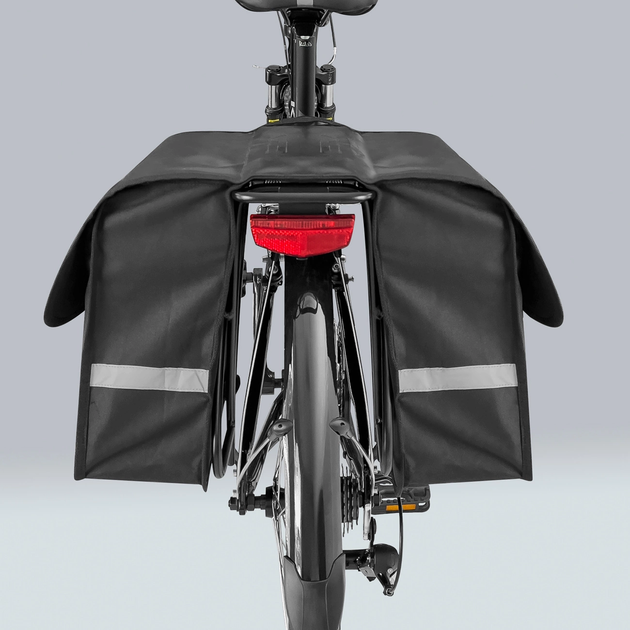 Велосумка Wozinsky WBB34BK на багажник 28 л Black (5907769301353) - зображення 8