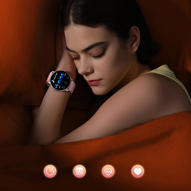 Smartwatch Joyroom Classic Series JR-FC1 Pink (6956116729264) - obraz 8