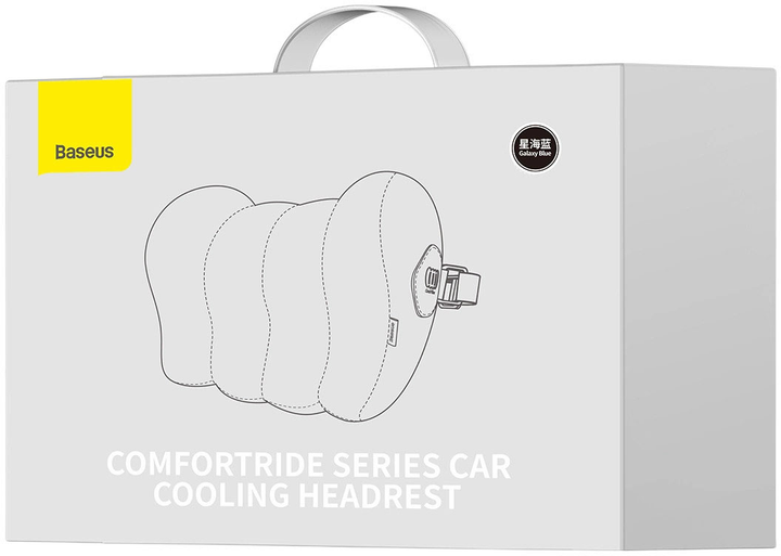 Подушка Baseus ComfortRide Series Car Cooling Headrest Blue (C20036402311-00) - зображення 7