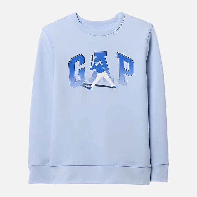 Дитячий комплект (футболка + світшот + штани) для хлопчика GAP 289312862 128 см Блакитний (1159836862) - зображення 3