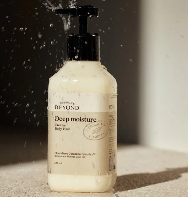 Крем-гель для душу зволожувальний Beyond Deep Moisture Creamy Body Wash 500 мл (8801051459494) - Фото 3 Крем-гель для душу зволожувальний Beyond Deep Moisture Creamy Body Wash 500 мл (8801051459494) - зображення 3