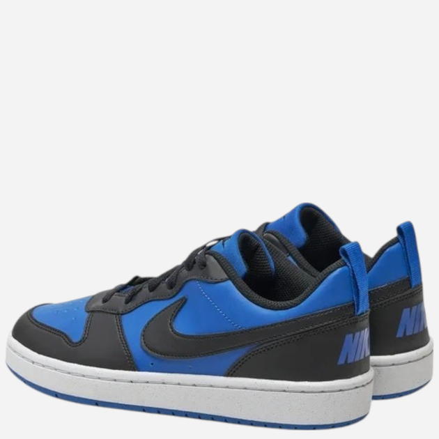 Sneakersy młodzieżowe chłopięce Nike Court Borough Low Recraft (GS) HM6293-480 37.5 (5Y US) Niebieskie z czarnym (197599029878) - obraz 3