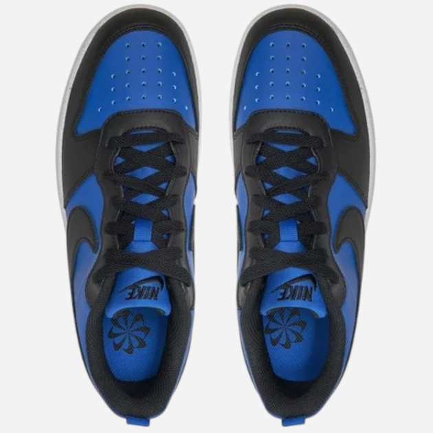 Sneakersy młodzieżowe chłopięce Nike Court Borough Low Recraft (GS) HM6293-480 37.5 (5Y US) Niebieskie z czarnym (197599029878) - obraz 5