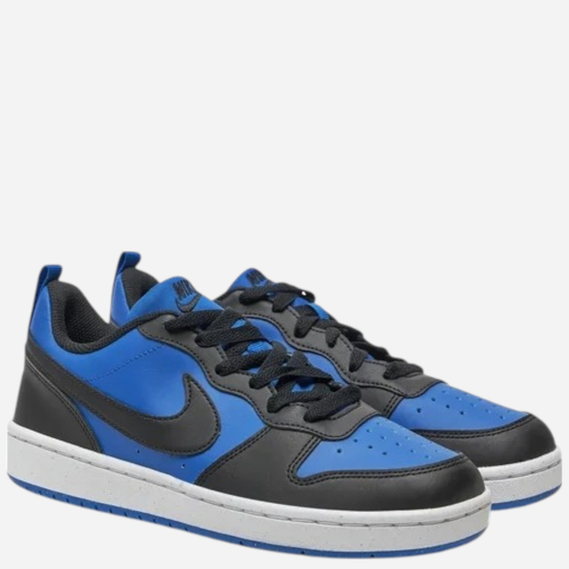 Підліткові кеди для хлопчика Nike Court Borough Low Recraft (GS) HM6293-480 38.5 (6Y US) Сині з чорним (197599027904) - зображення 2