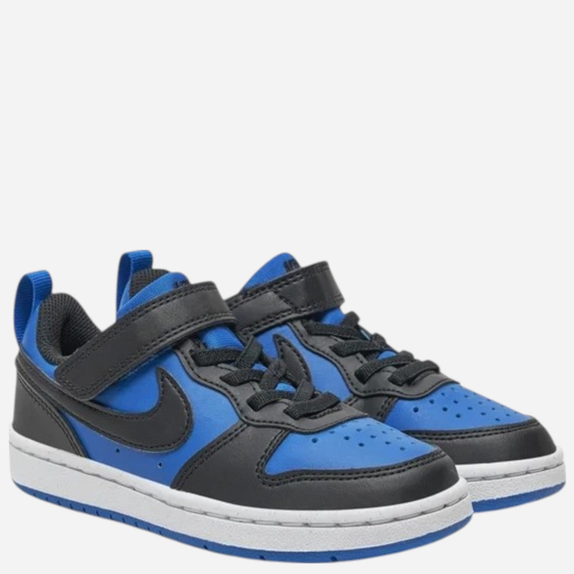 Sneakersy chłopięce Nike Court Borough Low Recraft (PS) HM6298-480 31.5 (13.5C US) Niebieskie z czarnym (197599028284) - obraz 2