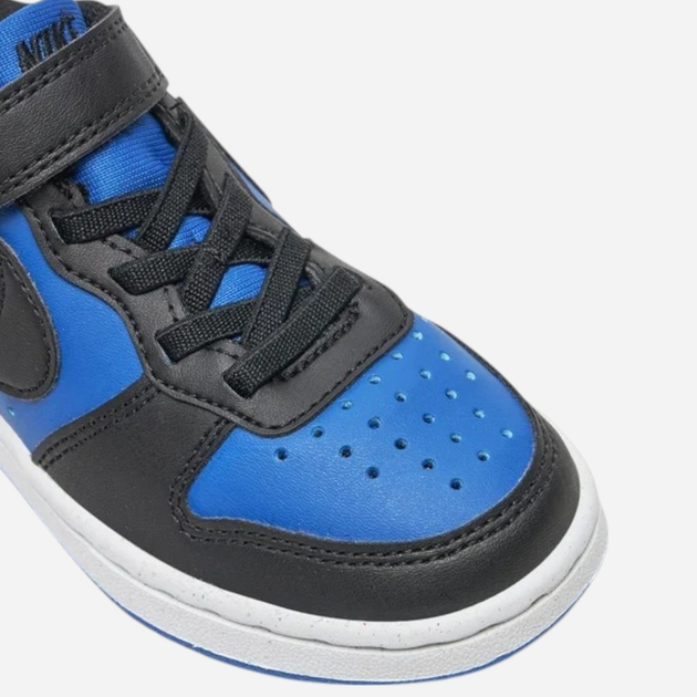Sneakersy chłopięce Nike Court Borough Low Recraft (PS) HM6298-480 31.5 (13.5C US) Niebieskie z czarnym (197599028284) - obraz 6