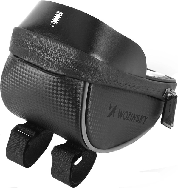 Велосумка Wozinsky WBB16BK на кермо 1 л Black (5907769300585) - зображення 10