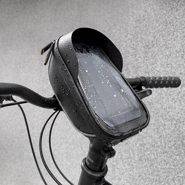 Велосумка Wozinsky WBB16BK на кермо 1 л Black (5907769300585) - зображення 14