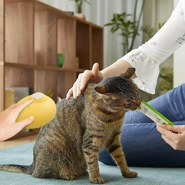 Щетка массажная для ухода за шерстью животных 4 в 1 ПАРОВАЯ Pet comb(AND924-AV) - изображение 8